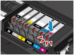 Canon PIXMA Handbücher MG7700 series Ersetzen der Tinte